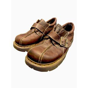 DR.MARTENS MENS SZ 11 BROWN LEATHER SHOES